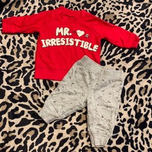 Just One You Baby Boy Valentines Outfit